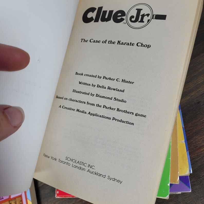 CLUE and CLUE JR Build a Book Lot Choose Titles Mystery Novels by A.E ...