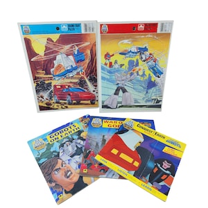 Gobots Bundle Vintage Frame Tray Puzzle Libri tascabili Vintage PL180