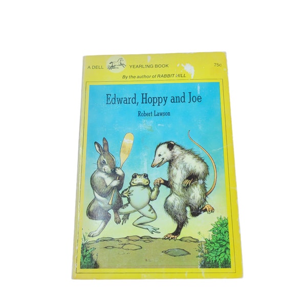 Edward, Hoppy and Joe by Lawson, Robert Dell Yearling Paperback Book Vintage 1972 3691