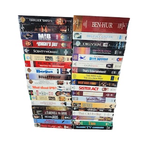 Bandes VHS SCELLÉES NOS Choisissez le titre Mib Ghosts Le Seigneur des anneaux Sister Act Bogus Bob Elvis West Side Story Sister Act GunShy Bogus
