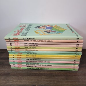 Build A Book Lot Collection CHOOSE TITLES  Walt Disney Fun to Learn Library Book Hardcover Picture Books Bantam 1986 110521