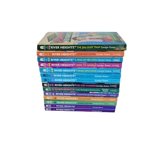 Costruisci un lotto di libri - SCEGLI I TITOLI Serie River Heights Carolyn Keene Libro tascabile Romanzi per adolescenti degli anni '80 Copertine tascabili
