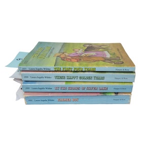 LITTLE HOUSE on the PRAIRIE Harper & Row 1971 Build A Book Lot Collection choose titles Books by Laura Ingalls Wilder