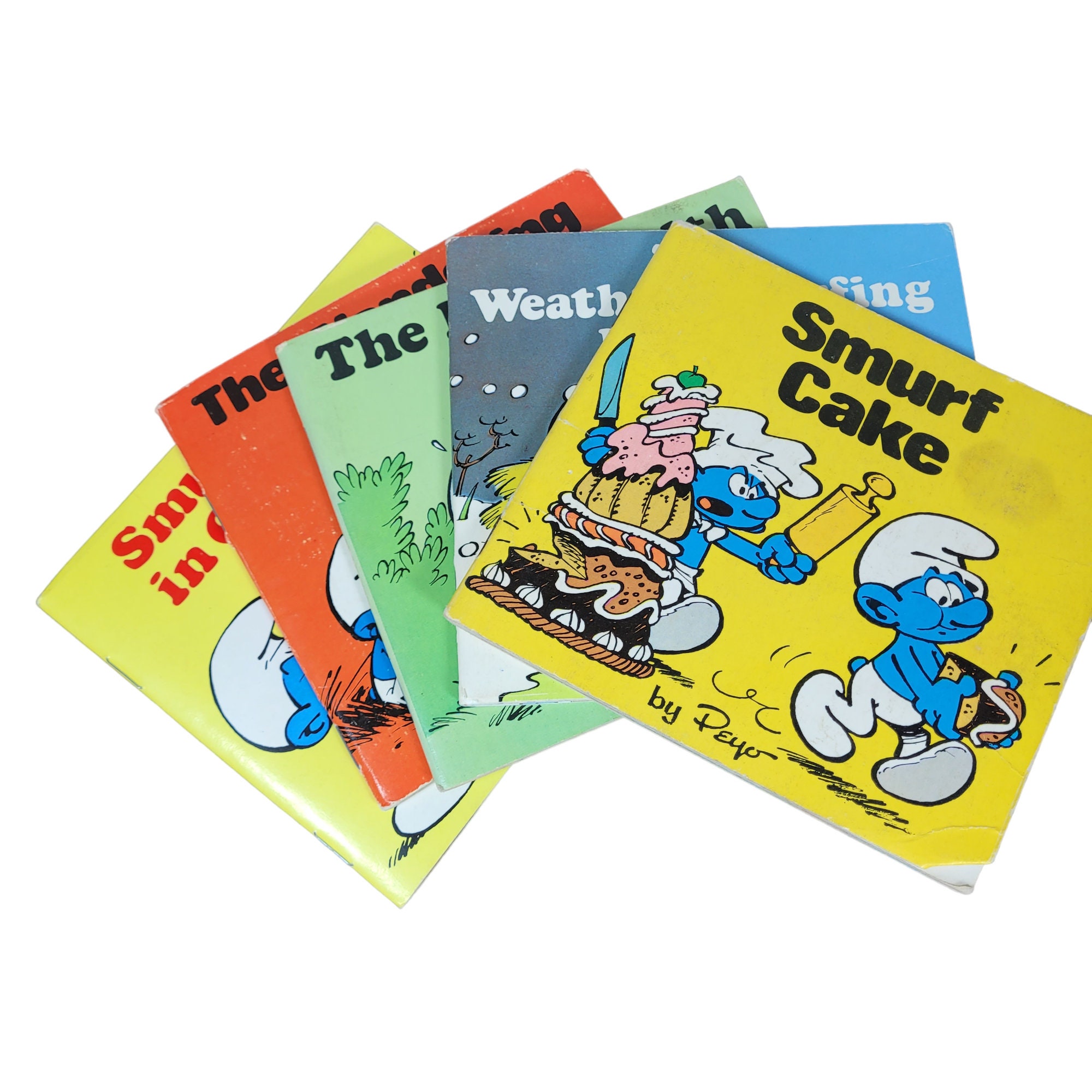 Smurf Comic Books The Weather Smurfing Machine The Smurfic Games