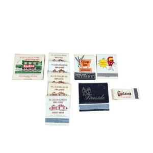 Matchbooks Mixed Lot Many Unstruck Fireside Village Inn Milwaukee WI Cold Strike Inn sb12