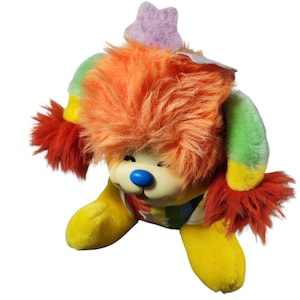 Regenbogen Brite Welpe Brite Hund Plüsch Vintage 1983 Hallmark b1