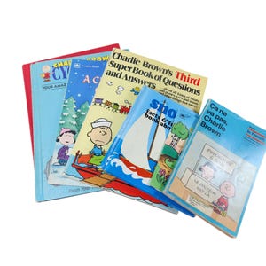 CHARLIE BROWN SNOOPY e i suoi amici Crea un lotto di libri Scegli i titoli Libri Charles M. Schulz Random House Anni '80 Vintage