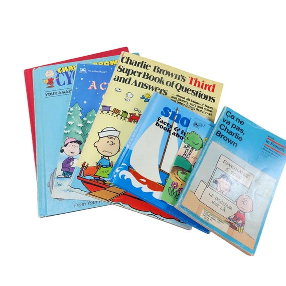 CHARLIE BROWN SNOOPY and Friends Peanuts Build a Book Lot Choose