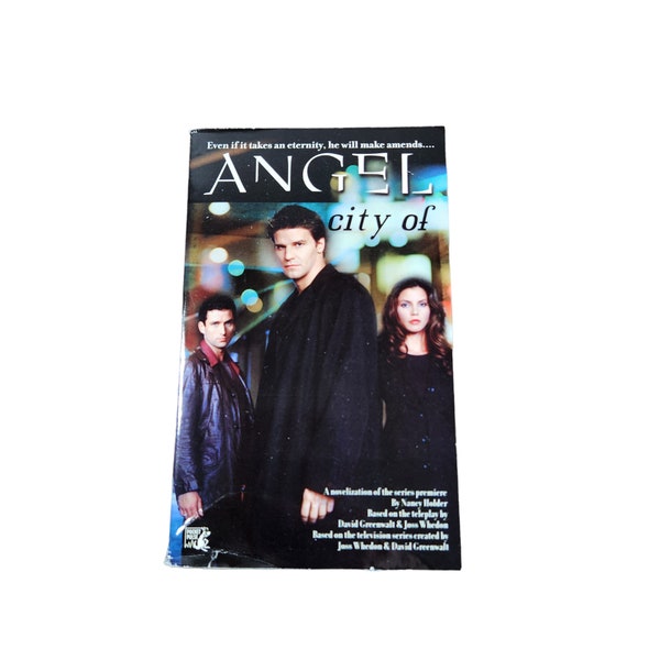 City of Angel by Nancy Holder Tie In Novelization Paperback Vintage First Edition 4215