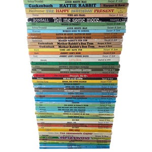 WEEKLY READER I can Read and Mysteries Childrens Book Club Picture Books Vintage Hardcover 8.75" x 6.25"