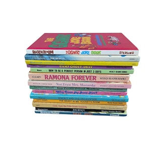 Lote de 14 libros de capítulos antiguos de tapa dura Xerox de Weekly Reader (L3782)