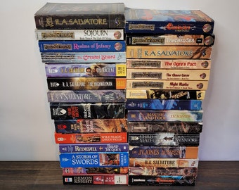 FORGOTTEN REALMS Build a Book Lot Choose Titles D&D Dungeons and Dragons Paperbacks Series 90s R A Salvatore Fantasy