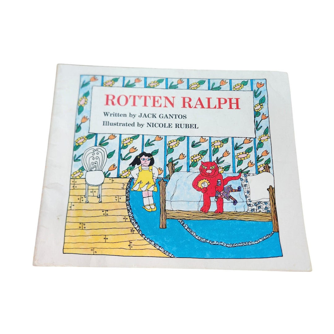 Rotten Ralph by Jack Gantos Vintage Paperback Picture Book P2293 - Etsy