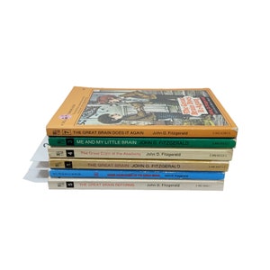 FITZGERALD JOHN The Great Brain Adventures Build a Book Lot Choose Titles