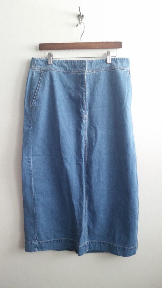 christopher and banks denim skirts