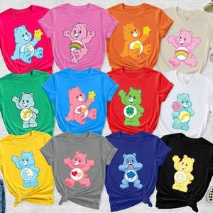 Care Bear födelsedagskostym, söta björnar grupp matchande tröja, rolig björntröja, söta björnar grupp matchande tröja