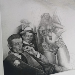 Günter Metz Kunstenaarsproef E.A. 0/4 (1984) – Gesigneerde mezzotint- en droge naaldets