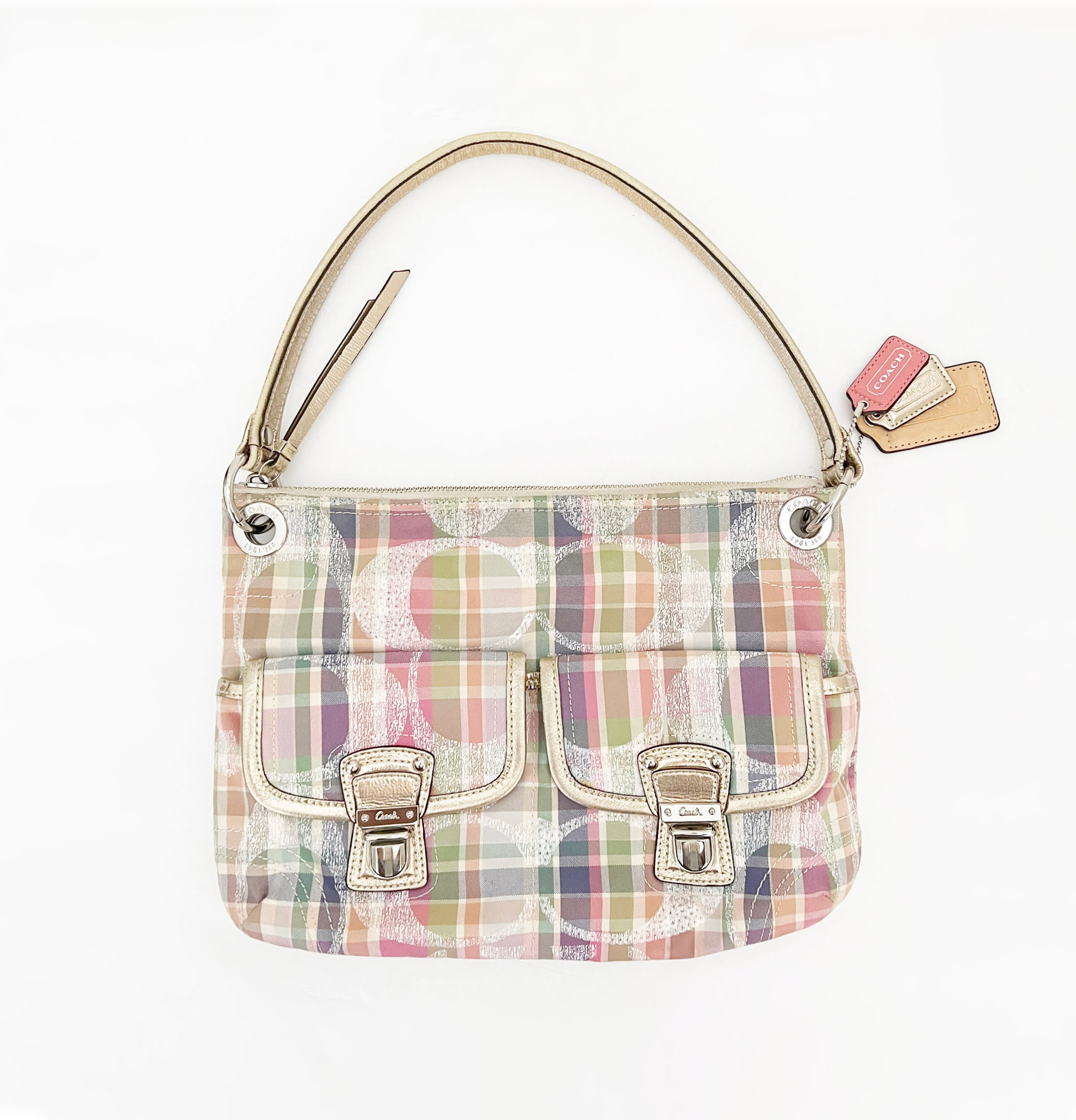 Plaid Coach Purse - Etsy