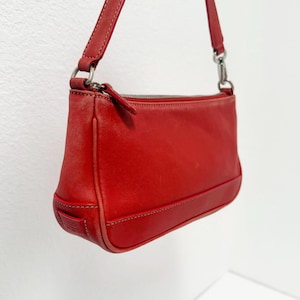 Vintage Red Coach Handbags - Etsy