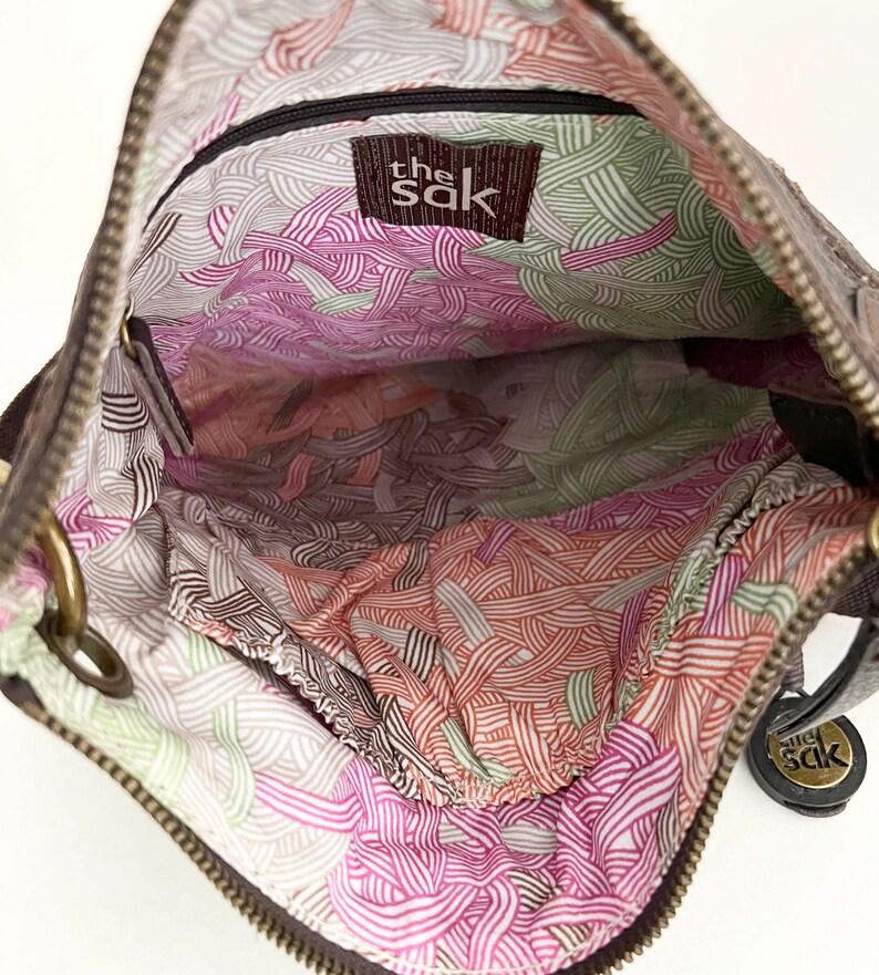 The Sak Kendra Espresso Dark Brown Leather Crossbody Bag Etsy