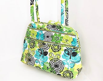 vera bradley lime green purse