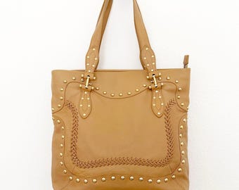 Coach Poppy Madras Signature Multicolored Satchel Shoulder Bag