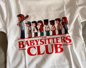 Maglietta The Babysitters Club, maglietta ispirata al programma televisivo retrò dei fan, simpatica maglietta regalo con grafica della squadra di babysitter