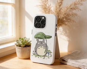 Studio Ghibli Phone Case | My Neighbor Totoro Watercolor Artwork Phone Protection