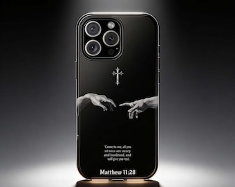 Christian Phone Case | Bible verse casing, minimalist Faith Gift, religious iPhone Samsung case