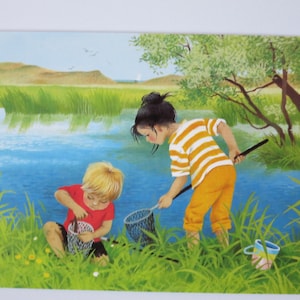 Estate - Tavola Stagionale - Cartolina - Waldorf - Bambini - Art. SOPK18