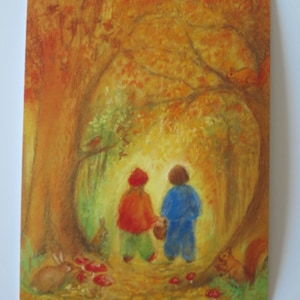 Passeio de Outono - Mesa Sazonal - Waldorf - Outono - Crianças - Art. Nº HEPK92