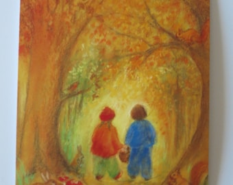 Herfstwandeling - Seizoenstafel - Waldorf - Herfst - Kinderen - Artikelnummer HEPK92