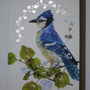 Blue Jay - biglietto con topo con busta - biglietto doppio - articolo n. GRPK85