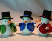 Snowman  -Christmas- Flower Child - Waldorf  Inspired