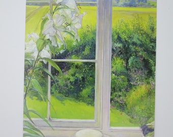 Fensterplatz mit Lilie - Postkarte - Jahreszeitentisch - Waldorf