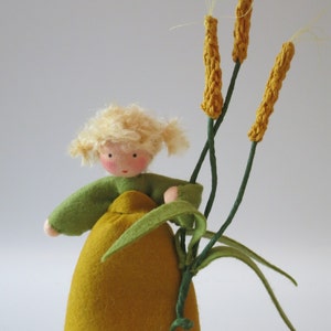 Wheat Girl Nature Table Waldorf Flowerchild image 1