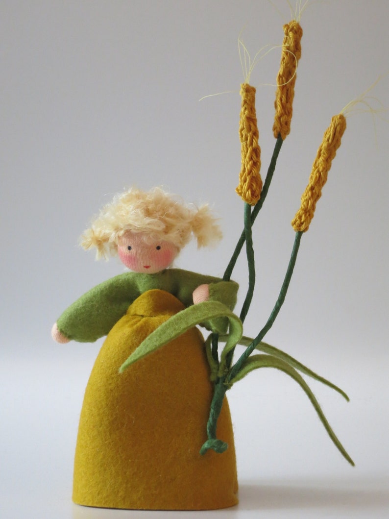 Wheat Girl Nature Table Waldorf Flowerchild image 1