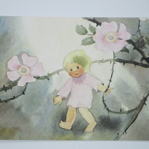 Wildröslein - Postkarte - Jahreszeitentisch - Waldorf - Art. SOPK63