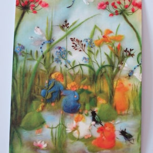 Wurzelkinder am Teich - Jahreszeitentisch - Postkarte - Waldorf - Sommer- Art.Nr FRPK31