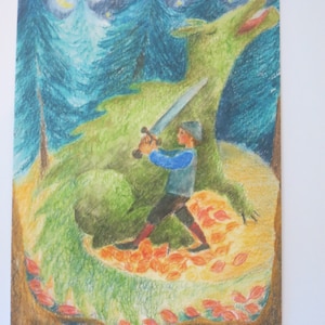 Michaelmas - Postal - Mesa Sazonal - Waldorf - Outono - Art.