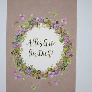 Bonne chance à vous - carte de félicitations - carte postale - réf. GRPK89
