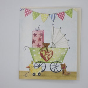 Passeggino - Baby card con busta - Doppia carta
