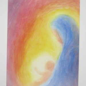Maria mit Kind - Postkarte für den Jahreszeitentisch -  Advent - Weihnachten - Waldorf - Art. Nr. WIPK213