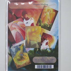 Postkarten Set St.Michael - Jahreszeitentisch - 5 Postkarten - Waldorf- Waldorf - Art. PKS19