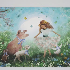 Celebrando la primavera - Cartolina per la tavola stagionale - Waldorf - Primavera Art.No. FRPK281