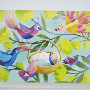 Baby - Geburtstagskarte- Karte mit Umschlag - Doppelkarte - Art.Nr. GRPK4