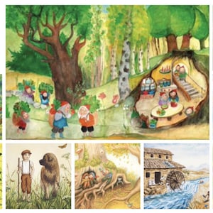 Kartenset Sommer- 10 Postkarten- Jahreszeitentisch - Waldorf- Waldorf - Art. PKS21