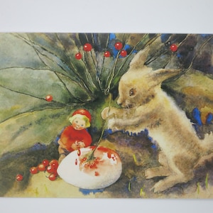 La Pasqua è alle porte – cartolina per la tavola stagionale – primavera – articolo Waldorf FRPK109