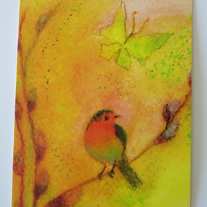 Primi auguri di primavera - Tavola stagionale - Cartolina - Articolo Waldorf n. FRPK132
