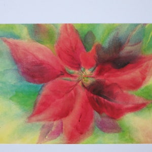 Weihnachtsstern - Postkarte groß - Jahreszeitentisch - Waldorf - Weihnachten - Winter - Advent- Art.Nr.BLPK22